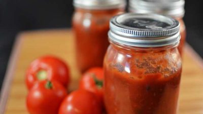 Recipe for tomato sauce for canning