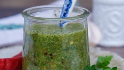 Chimichurri pizza sauce recipe