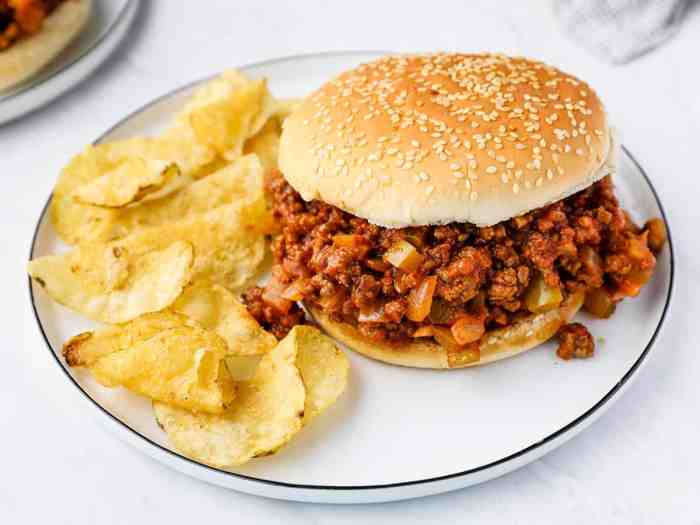 Sloppy joe recipe with tomato sauce