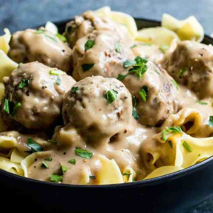 Swedish meatballs recipe sauce