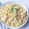 Chicken Fettuccine Alfredo Recipe with Jar Sauce