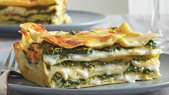 Veggie lasagna recipe white sauce