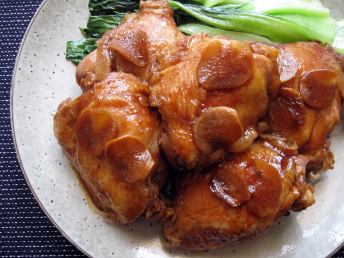 Chicken recipes with soy sauce