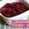 Cranberry Sauce Recipe Allrecipes A Comprehensive Guide