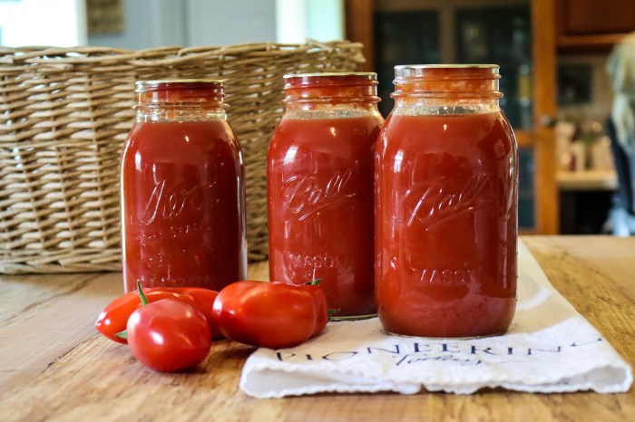 Ball recipe for canning tomato sauce